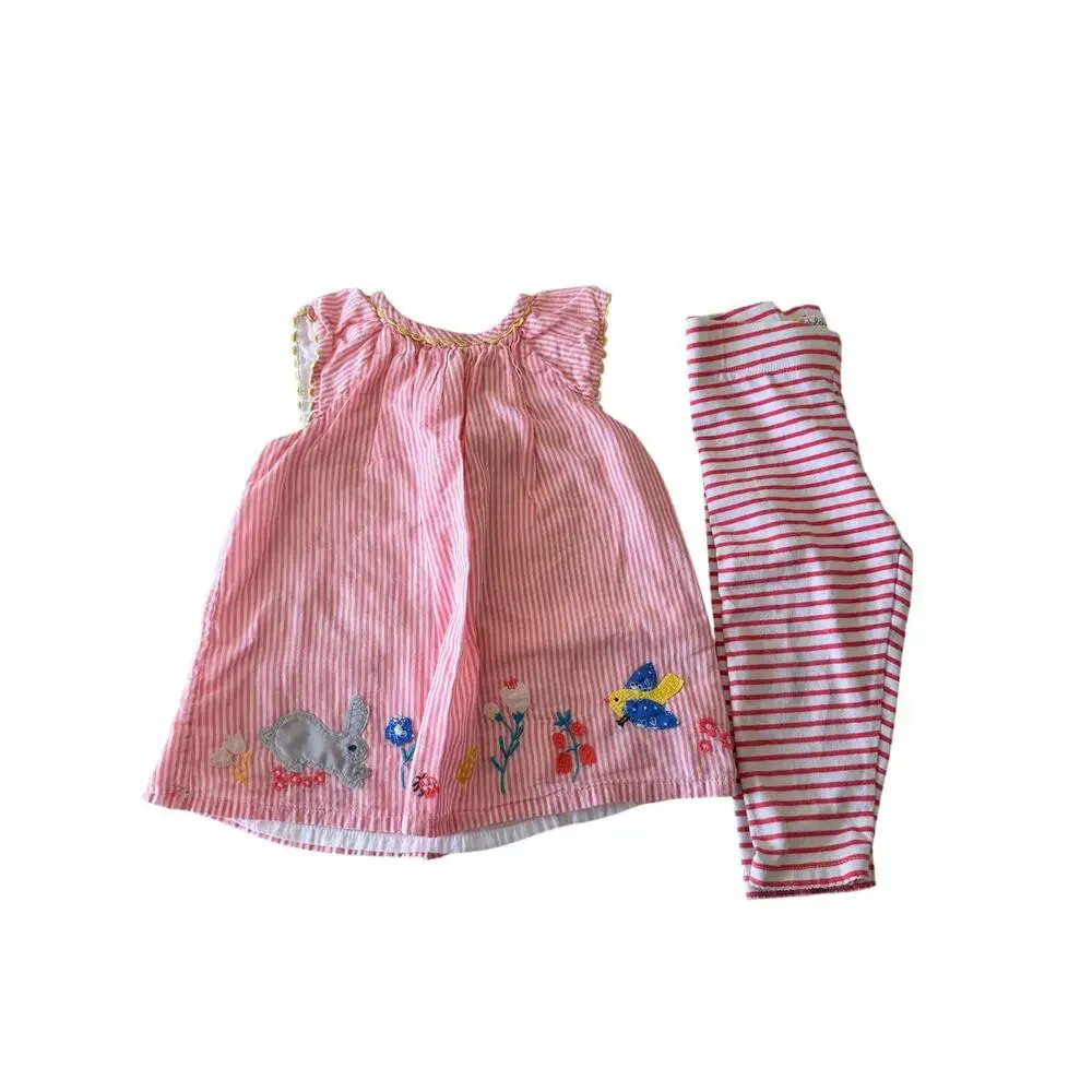 Baby Boden 'Pretty Appliqué' Top & Leggings Set